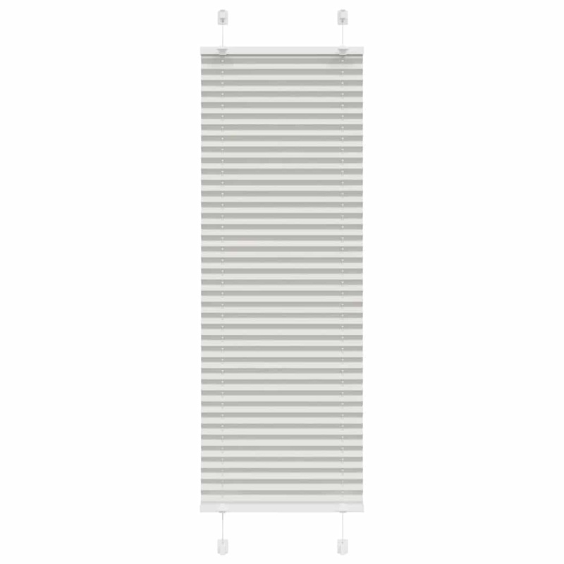 Store pliss gris clair 50x150 cm largeur du tissu 49,4 cm