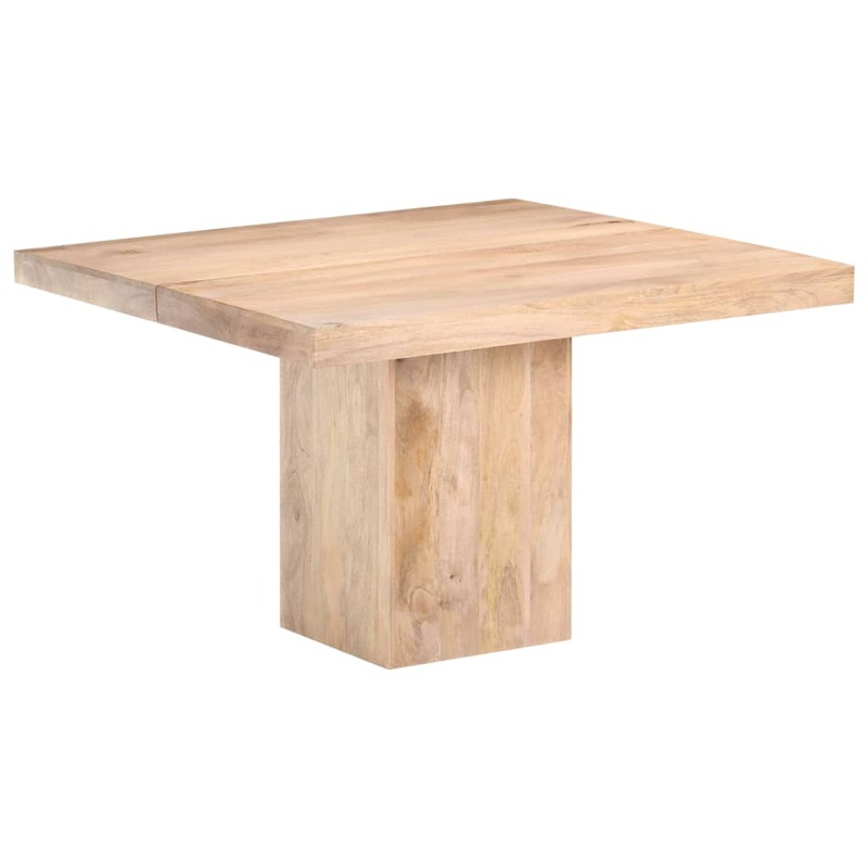 Table de salle  manger 120x120x77 cm Bois de manguier massif