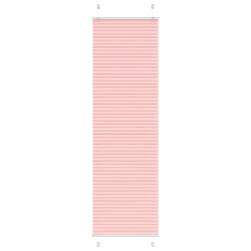 Store pliss rose 55x200 cm largeur du tissu 54,4 cm polyester