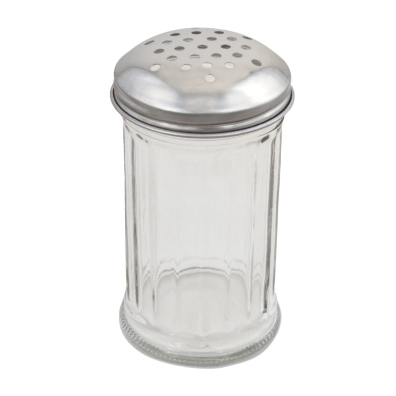 Browne Cheese Shaker, 12 oz, Plastic/Stainless Steel (72-pack), FINAL SALE