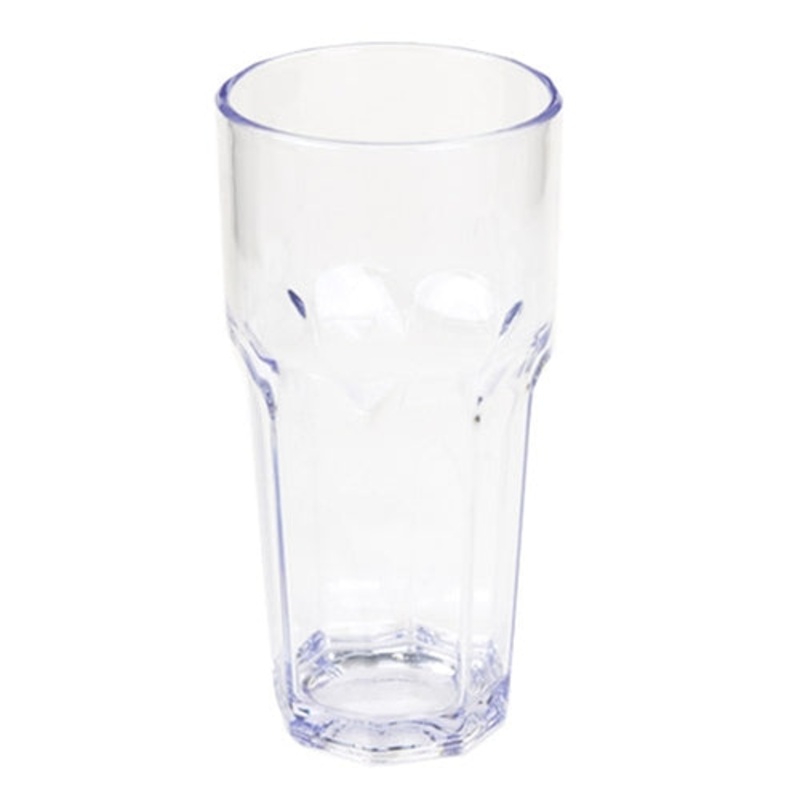 Carlisle Louis Tumbler, 14 oz, Plastic, Clear (24-pack), FINAL SALE