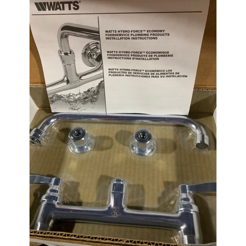 Dormont 8" Deck Mount Faucet with 12" Faucet, FINAL SALE