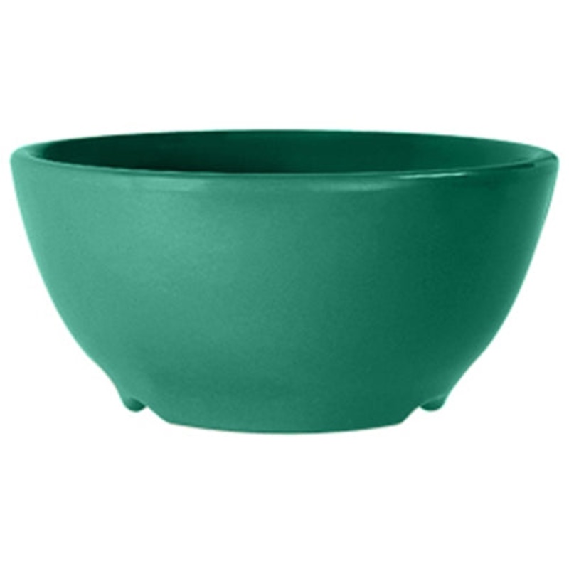 G.E.T. Diamond Mardi Gras Bowl, 16 oz, Rainforest Green Melamine (24-pack), FINAL SALE