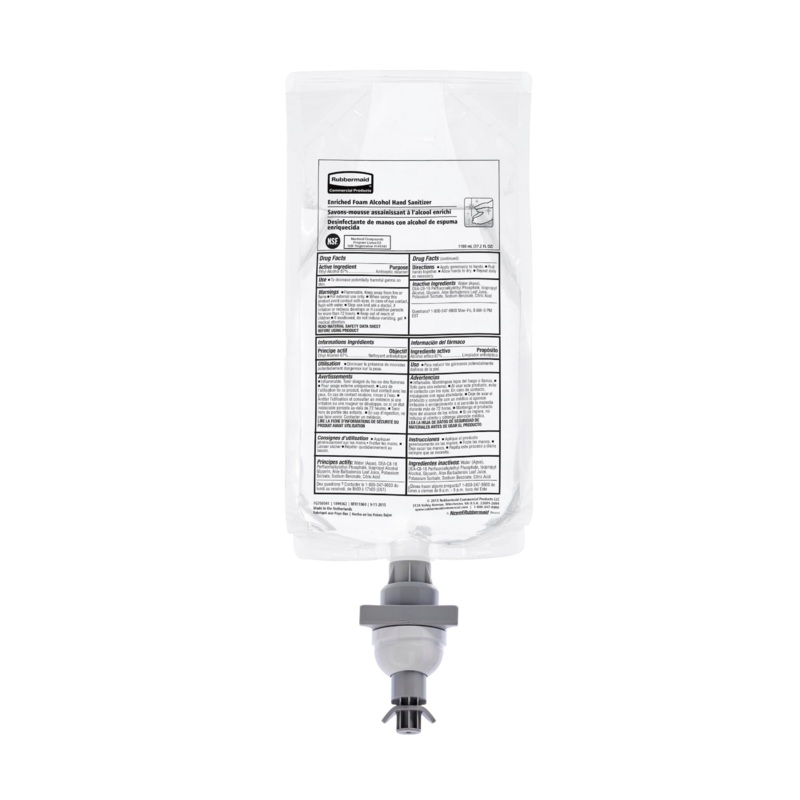 Rubbermaid AutoFoam Dispenser Hand Sanitizer Refill, 1 L (4-pack), FINAL SALE