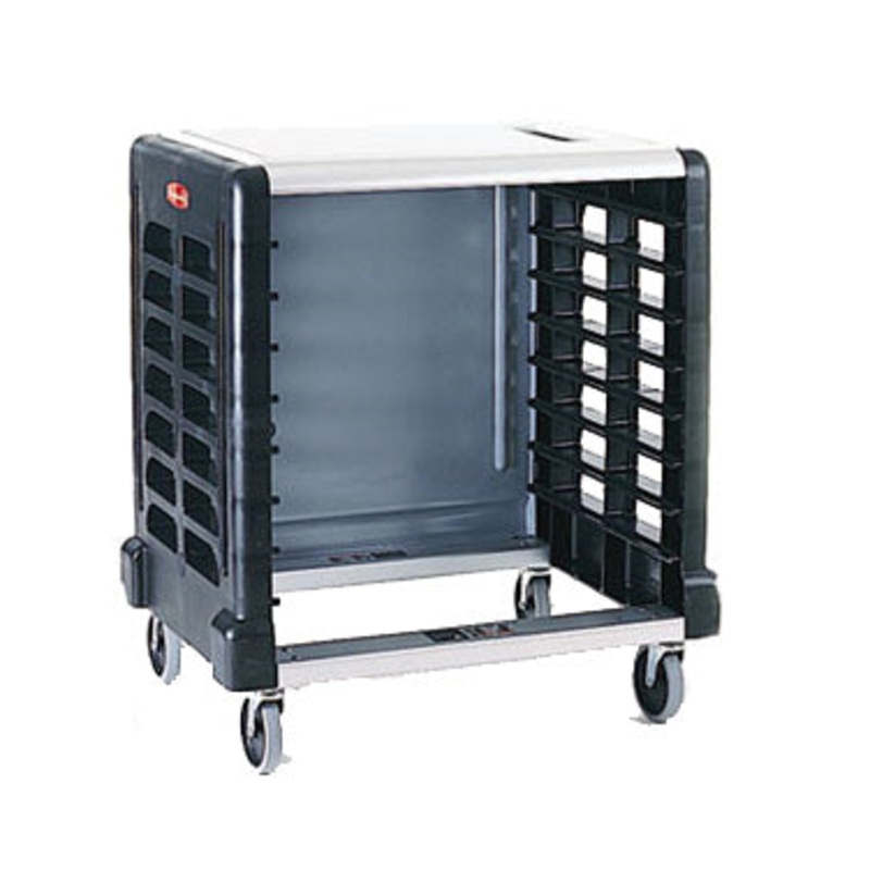 Rubbermaid Max System Side Loader Cart, Black, FINAL SALE