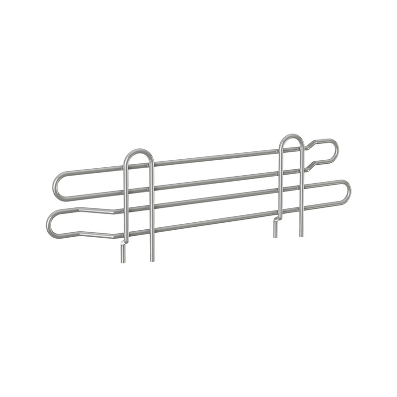 Tarrison 4" Tall Chrome Wire Shelf Ledge, 48" Long, FINAL SALE