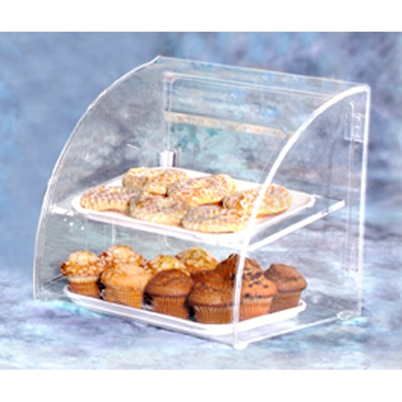 Vollrath Euro Curve Bakery Case with 2 Trays and Rear Door, Acrylic, FINAL SALE