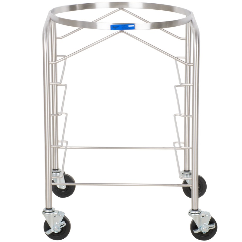 Vollrath Mobile 30 Qt Bowl Stand with Casters & Tray Slides, Stainless Steel, FINAL SALE
