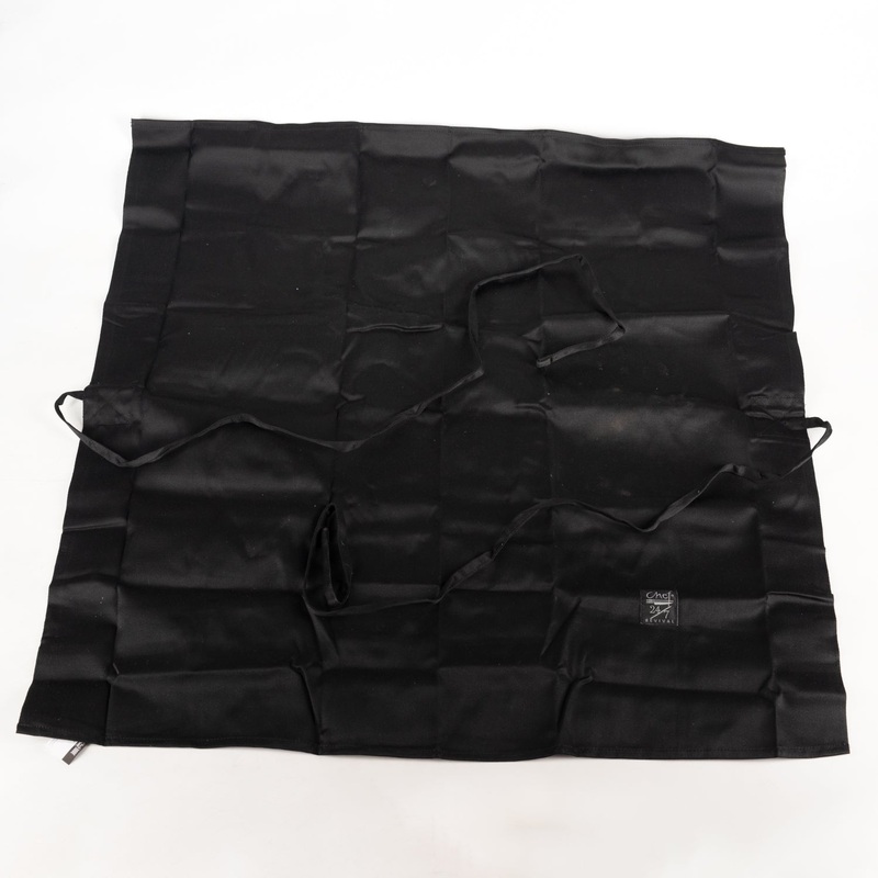 Chef Revival Waist Apron, 4 Way, Black, FINAL SALE