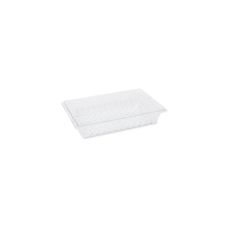 Rubbermaid Food/Tote Box Colander Tray, 26" x 18" x 6", Clear, FINAL SALE