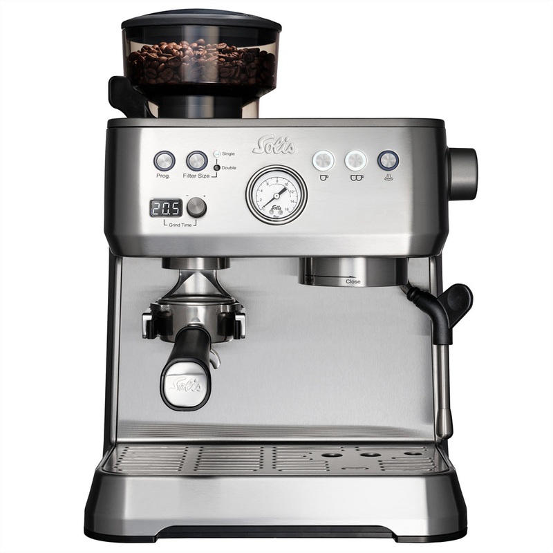 Solis Kaffeemaschinen Kaffemaschine silber
