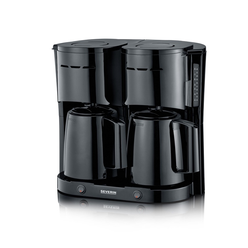 Severin Filterkaffeemaschine Duo mit 2 Thermokannen KA9315