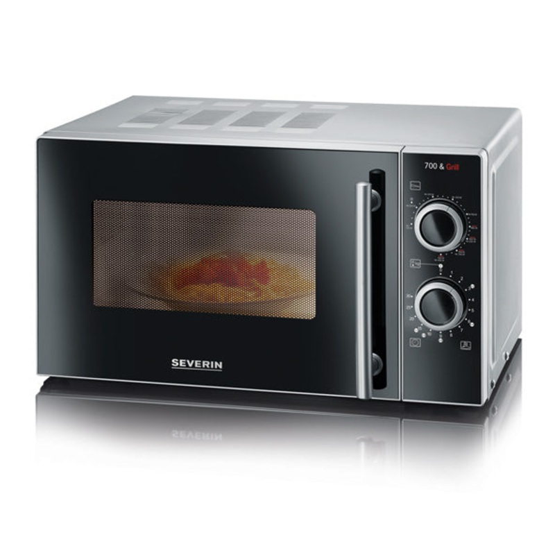 Severin Mikrowelle MW7875 schwarz/edelstahl