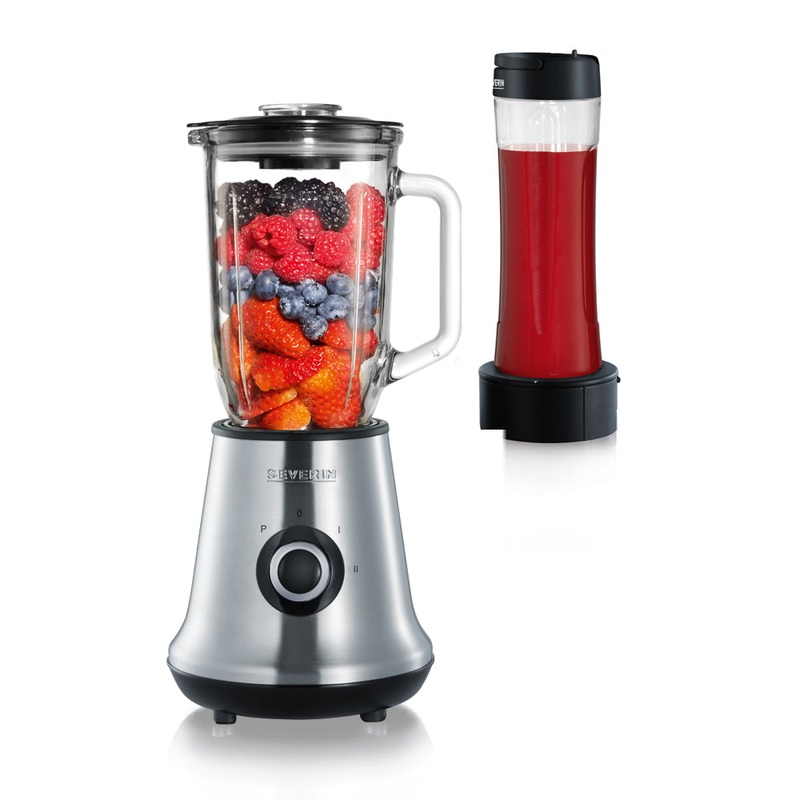 Severin Standmixer SM3737 Mix & Go schwarz/edelstahl