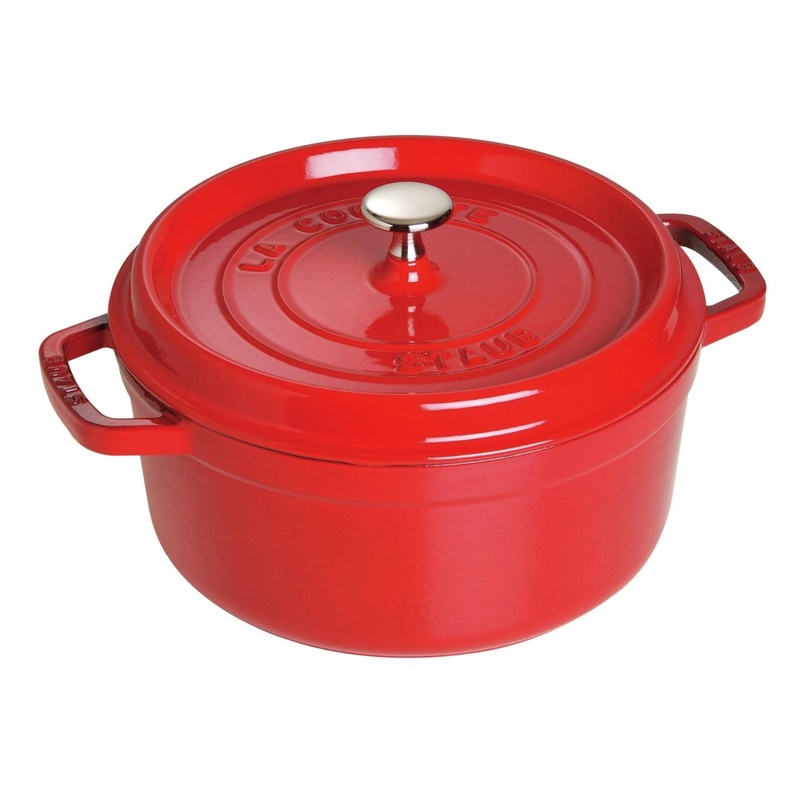 Staub Cocotte 18 cm, rund, Kirsch-Rot, Gusseisen 1.7l 40509-814-0