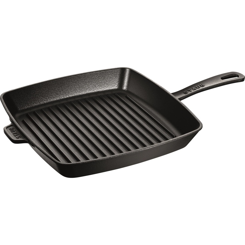 Staub Grillpfanne American 30 cm, Schwarz, Gusseisen 40501-107-0