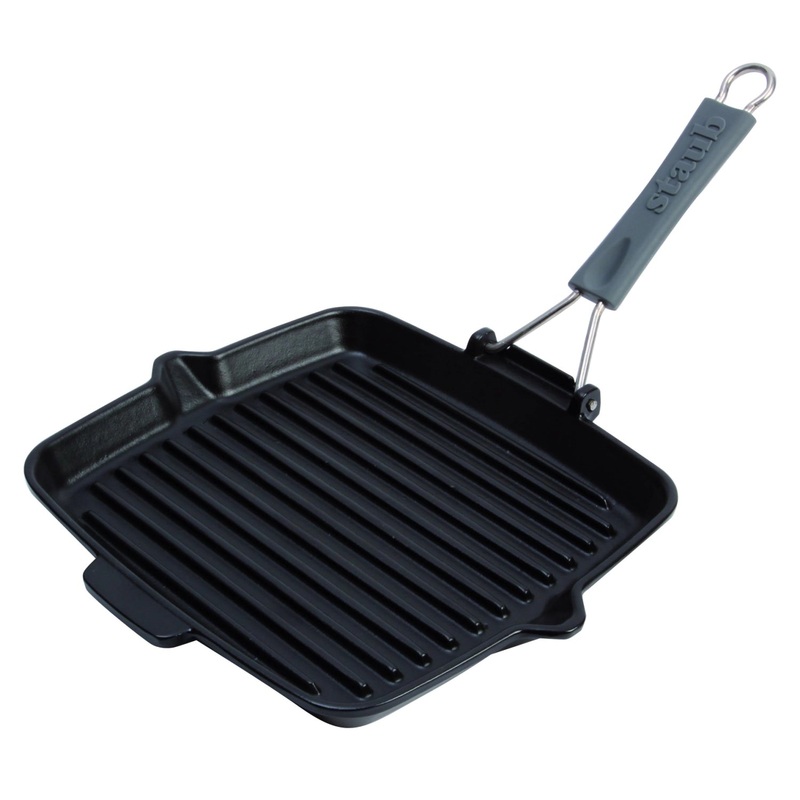 Staub Grillpfanne schwarz quadratisch, 24x24cm 40509-344-0