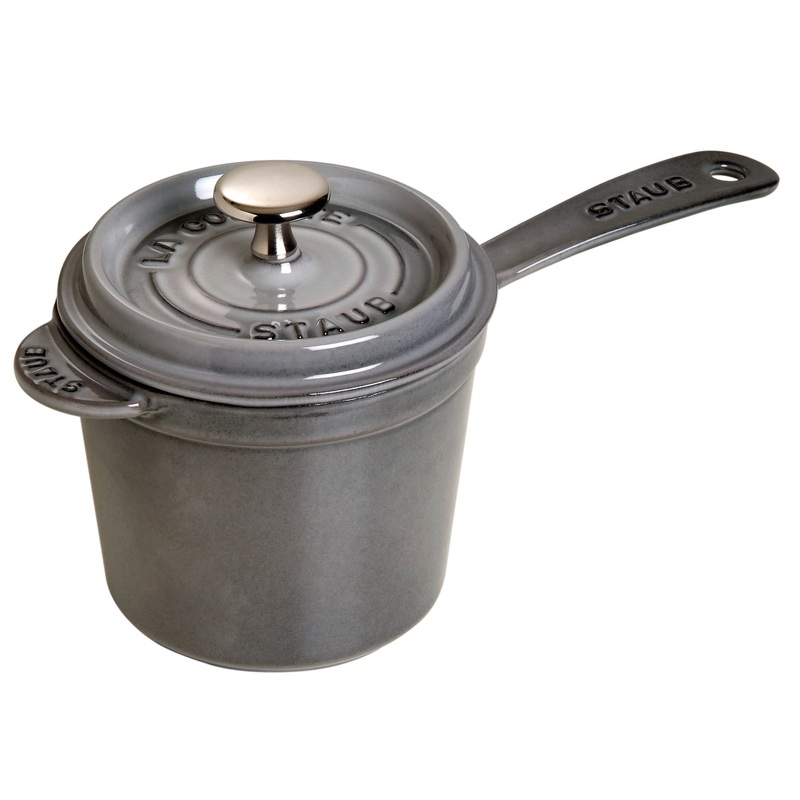 Staub Saucenpfanne mit Deckel grau1.2 lt., 14cm 40509-706-0
