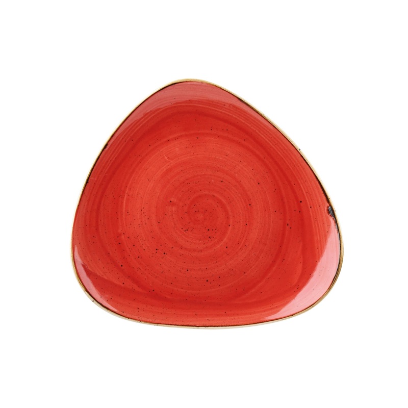 Churchill Teller Stonecast Berry Red Triangel flach 31.1cm 343.015.008