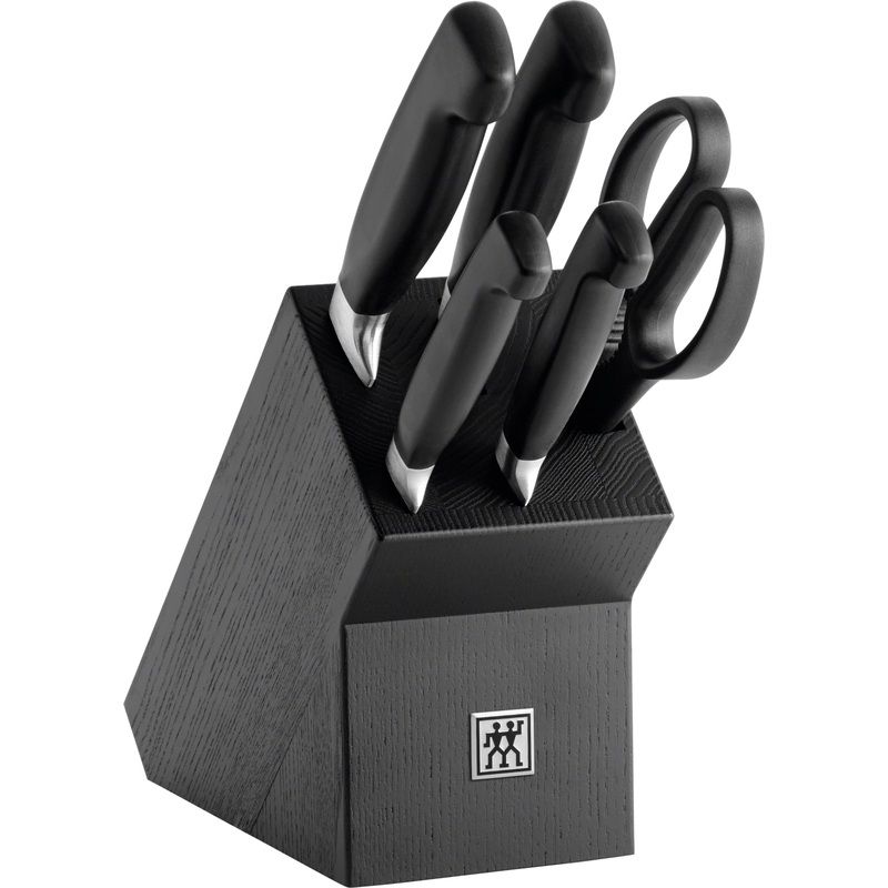 Zwilling Kitchen Messerblock Four Star "Lady Block", schwarz, 6-tlg. 35144-600-0