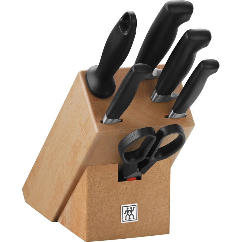 Zwilling Kitchen Messerblock Four Star natur, 7-tlg. 35066-000-0