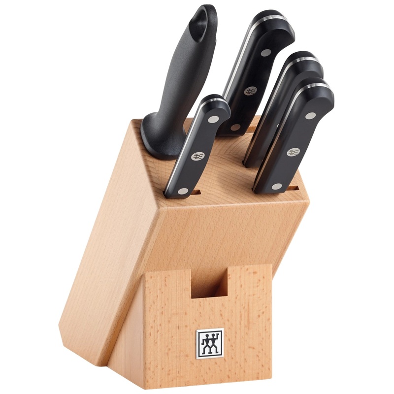 Zwilling Kitchen Messerblock ZWILLING Gourmet Messerblock gefllt, natur, 6-tlg. 36131-001-0