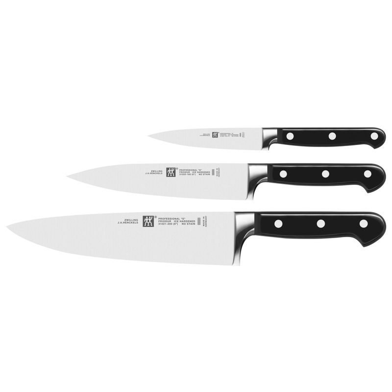 Zwilling Kitchen Messerset Professional "S" 3-tlg. (Spick/Fleisch/Kochmesser 35602-000-0