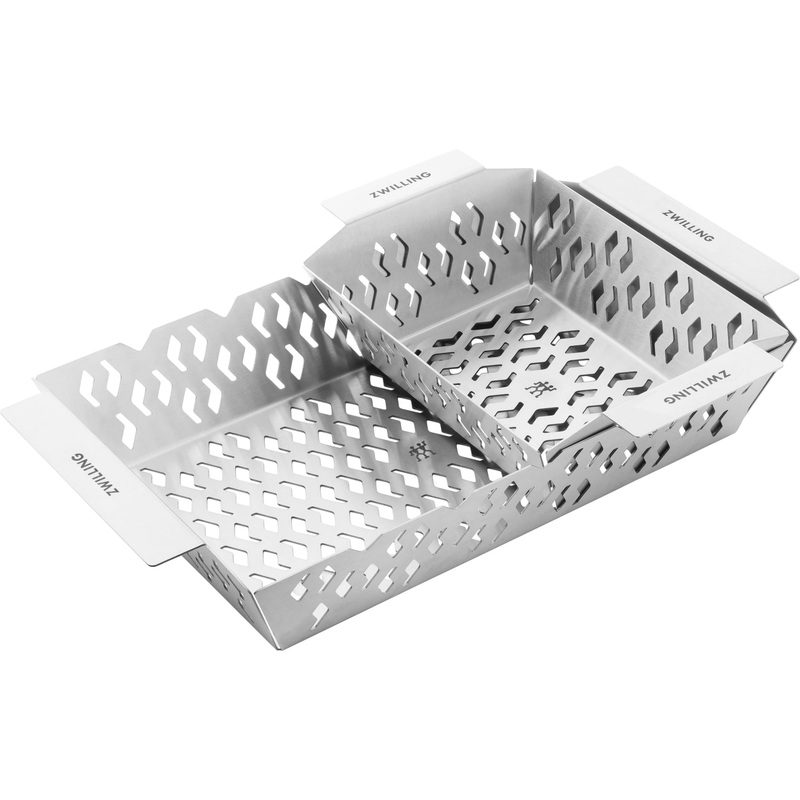 Zwilling Kitchen BBQ+ Gillkorb 2tlg. S+M, Edelstahl 222.014.010