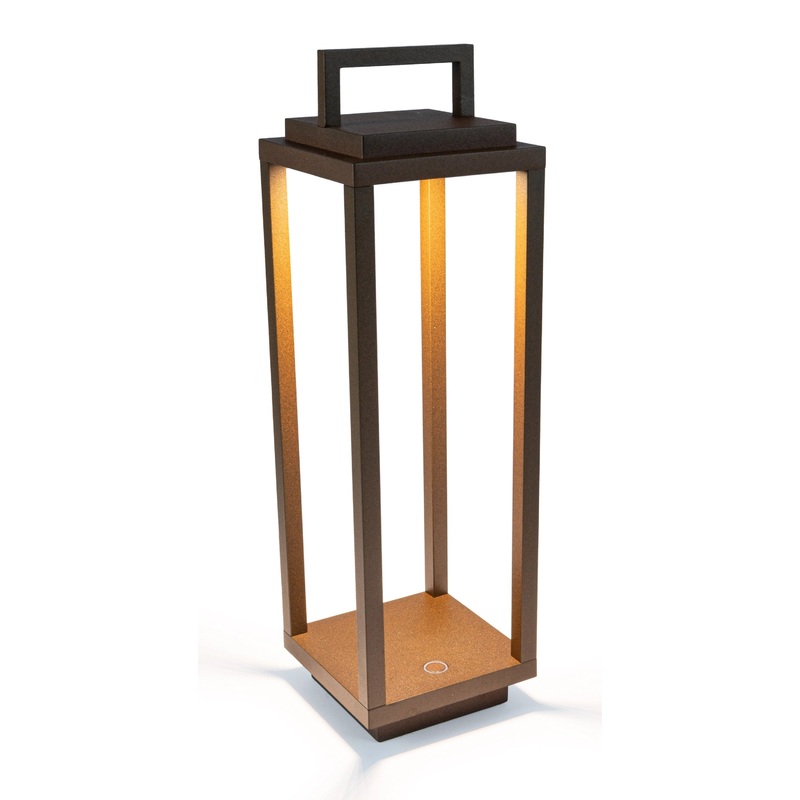 Abert Lampe Abert Resort Maxi wiederaufladbar, rost 14x14cm H54cm 111.003.396