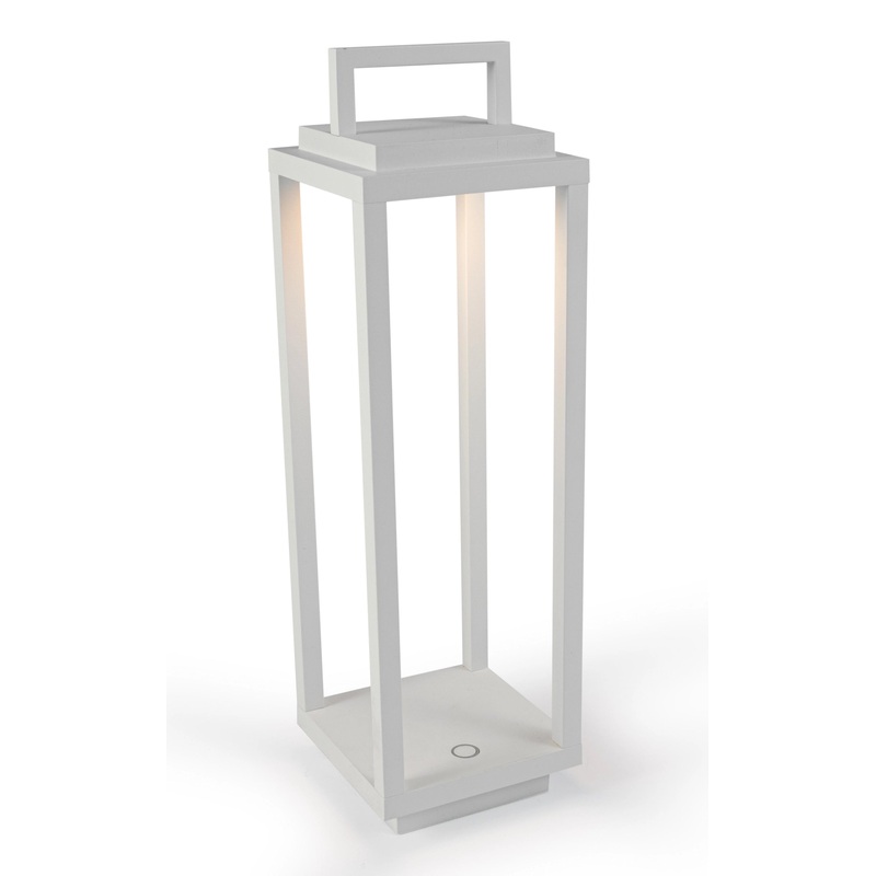 Abert Lampe Abert Resort Maxi wiederaufladbar, weiss 14x14cm H54cm 111.003.395