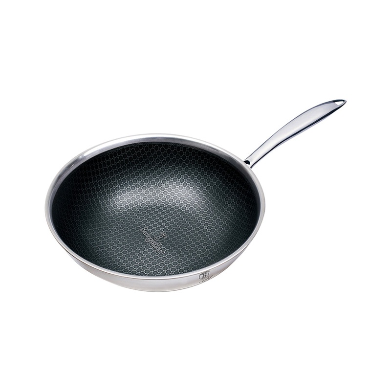 Berlinger Haus Kchenbedarf Haus Wok  28cm Eternal Edition Chromstahl