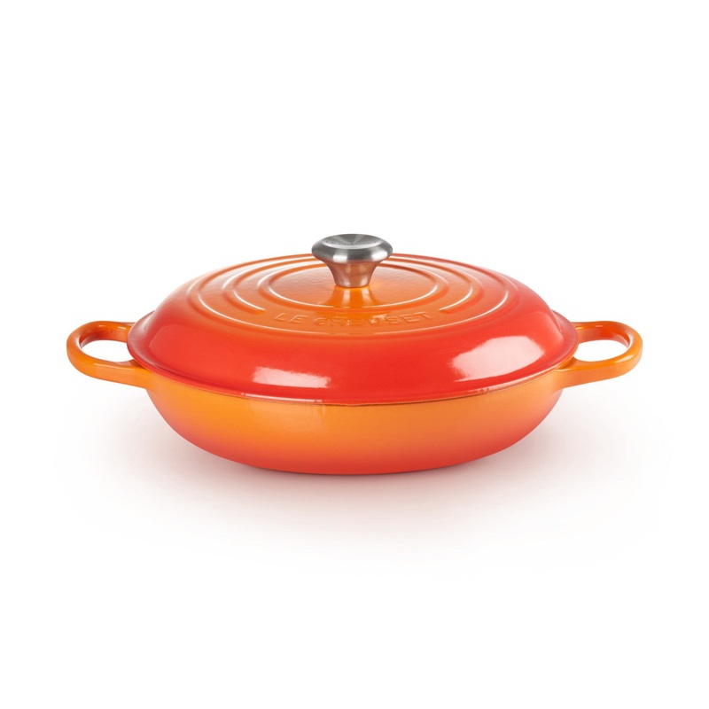 Le Creuset Pfanne Signature Gusseisen-Gourmet-Topf,  30cm