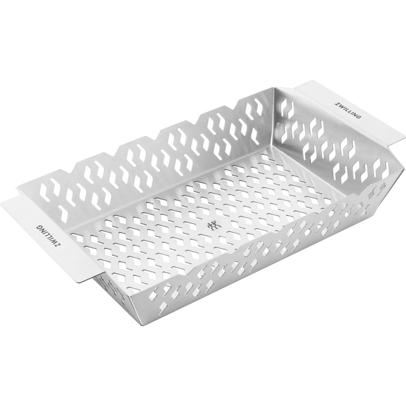 Zwilling Kitchen BBQ+ Grillkorb M, Edelstahl 36x20cm 222.014.007