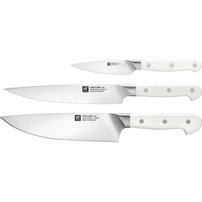 Zwilling Kitchen Messerset Pro le blanc 3tlg. 222.001.002
