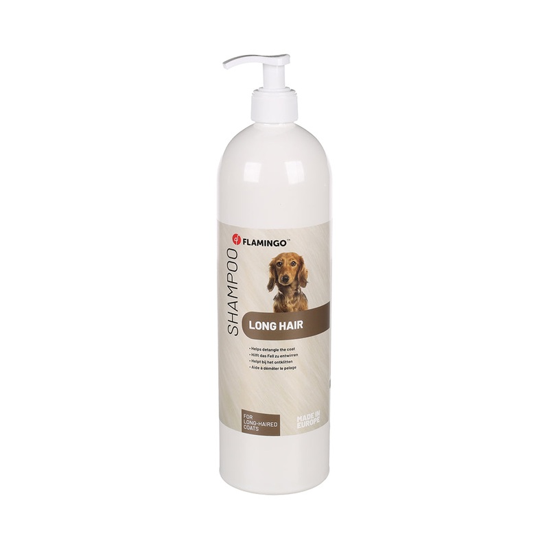 Flamingo Hund Pflege&Hygiene Shampoo fr langhaarige Rassen 1l