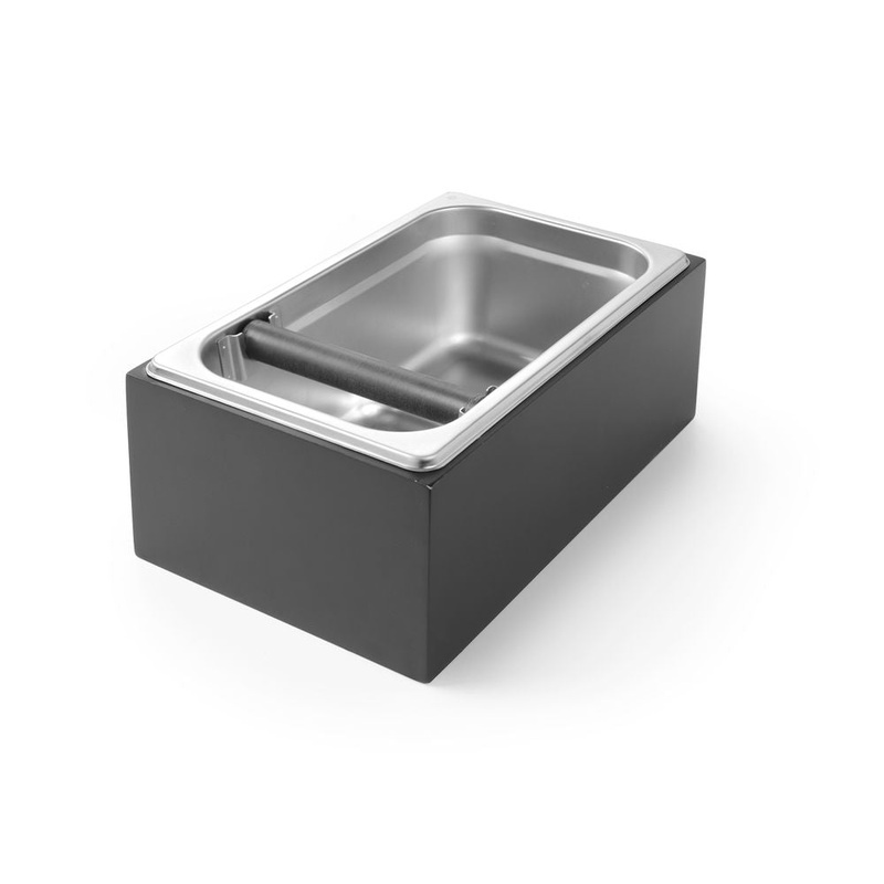 HENDI Zubehr Kaffeesatz-Abklopfbehlter 275x175x110mm