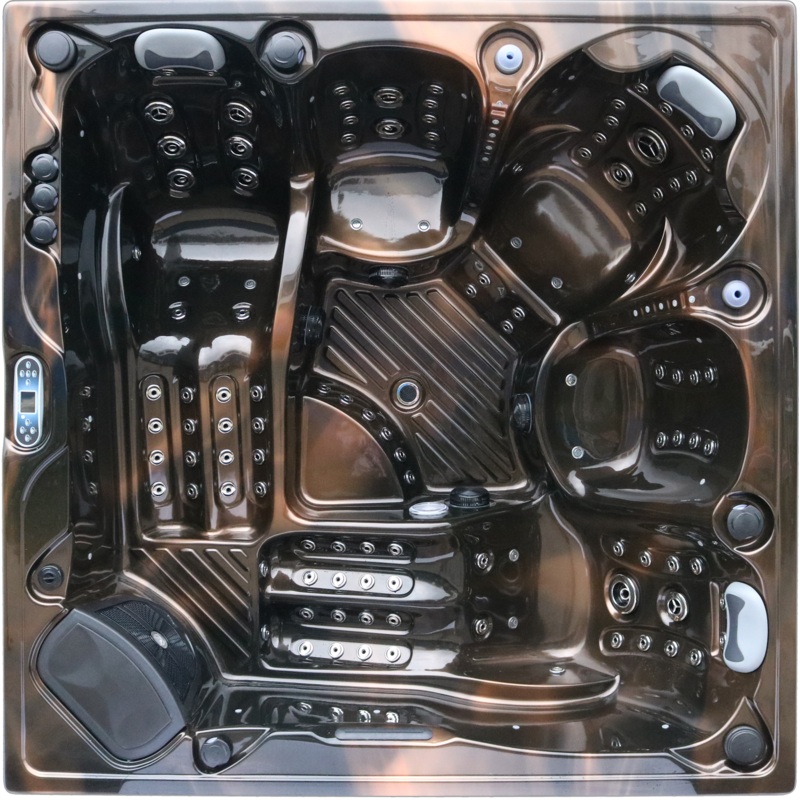 Spa Solutions Whirlpools Whirlpool Titanium Gold Brown 2023