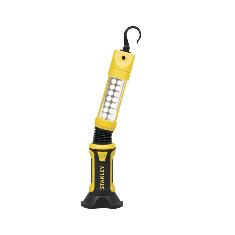 Stanley Zubehr Baubedarf Arbeitslampe, 14LED, 90Lum, PL, barflex incl. 3xAAA cbw