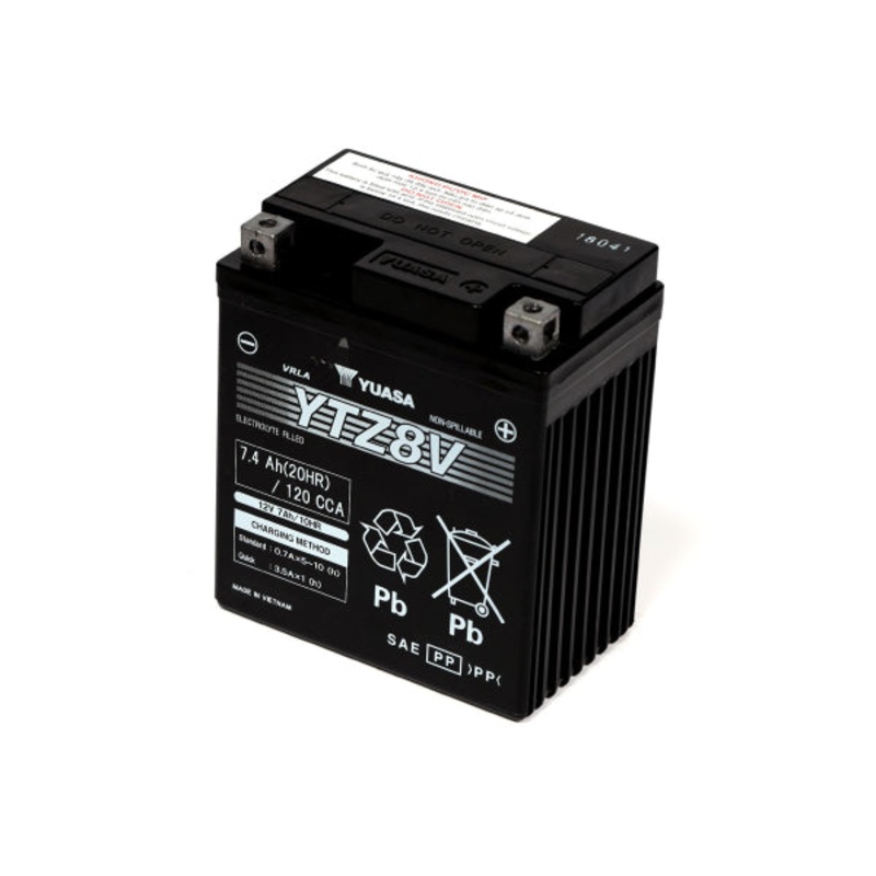 YUASA Fahrzeugbatterie AGM 12V/7.4Ah/120A LxBxH: 113 // 70 // 130 // S:0