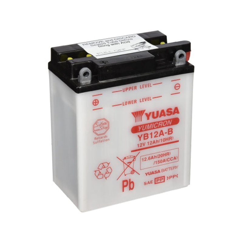 YUASA Fahrzeugbatterie Yumicron 12V/12.6Ah/150A LxBxH: 134 // 80 // 160 // S:1