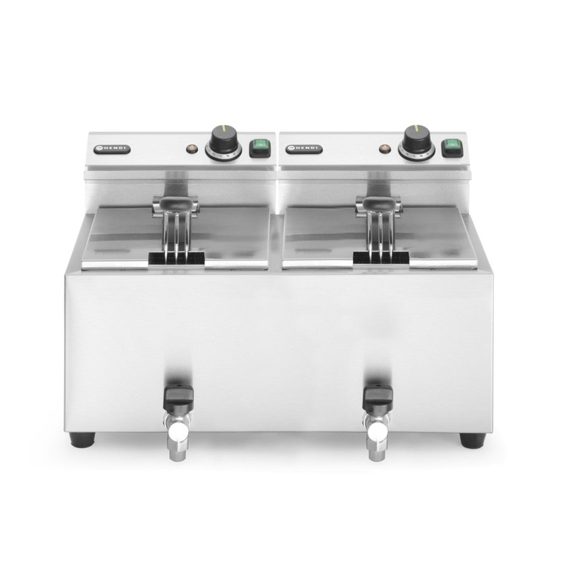 HENDI Fritteuse Mastercook 2x 8 Liter