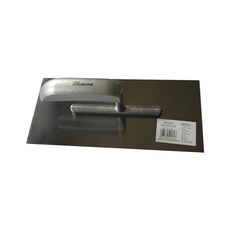 Masterproof Zubehr Baubedarf Glttekelle 280x130x0.7mm Stahl gehrtet