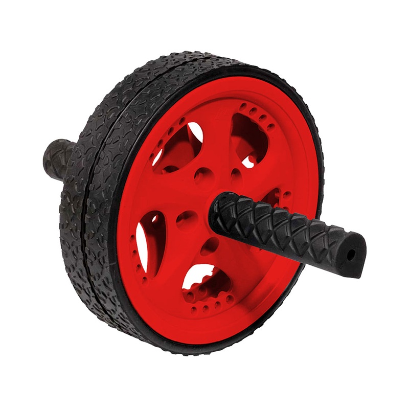PURE Freizeit Indoor Exercise Wheel schwarz/rot