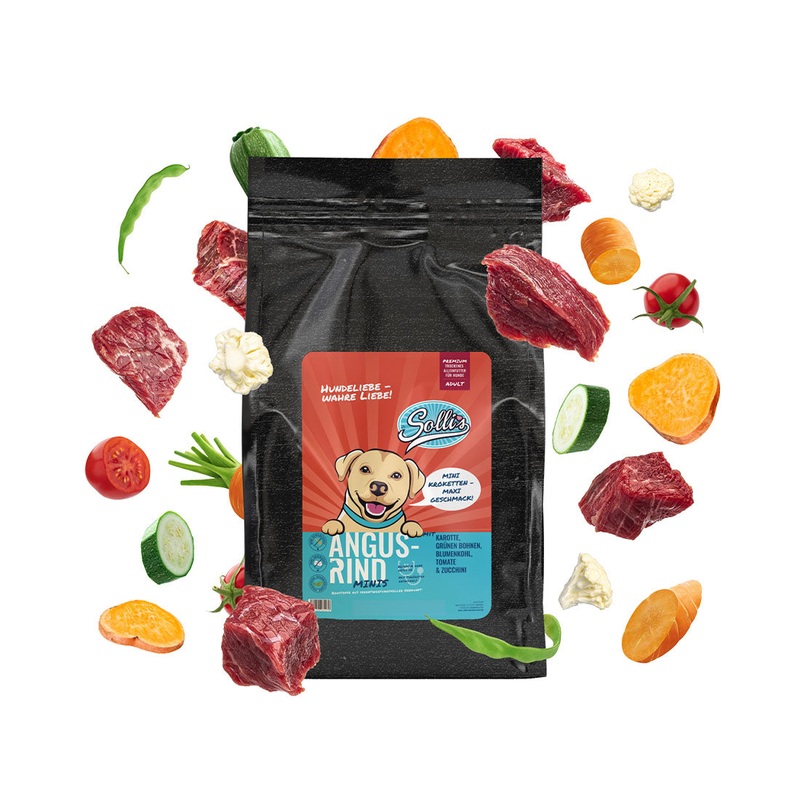 Sollis Hund Futter Solli`s TF Hund Angus-Rind-Minis 2kg