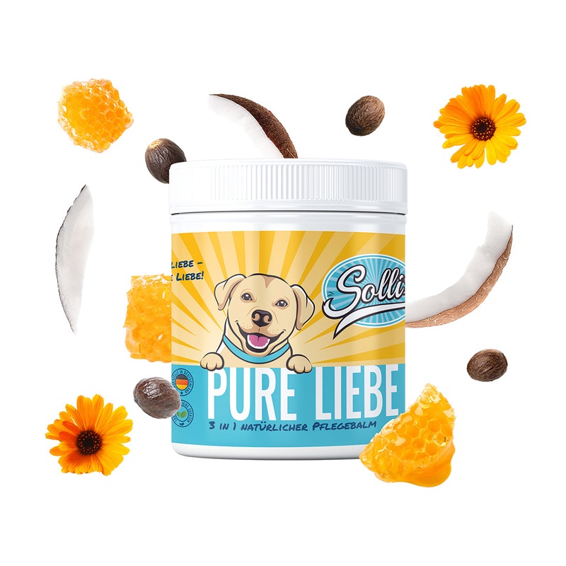 Sollis Hund Pflege&Hygiene Solli`s PM Hund Pure Liebe - 3 in 1 natrlicher Pflegebalm