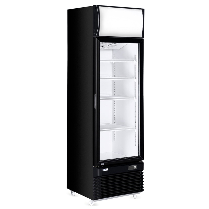 HENDI Gastro-Khlschrank Arktic, 313L, schwarz