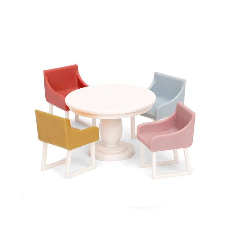LUNDBY Kinder Puppenhauszubehr Esszimmer Set