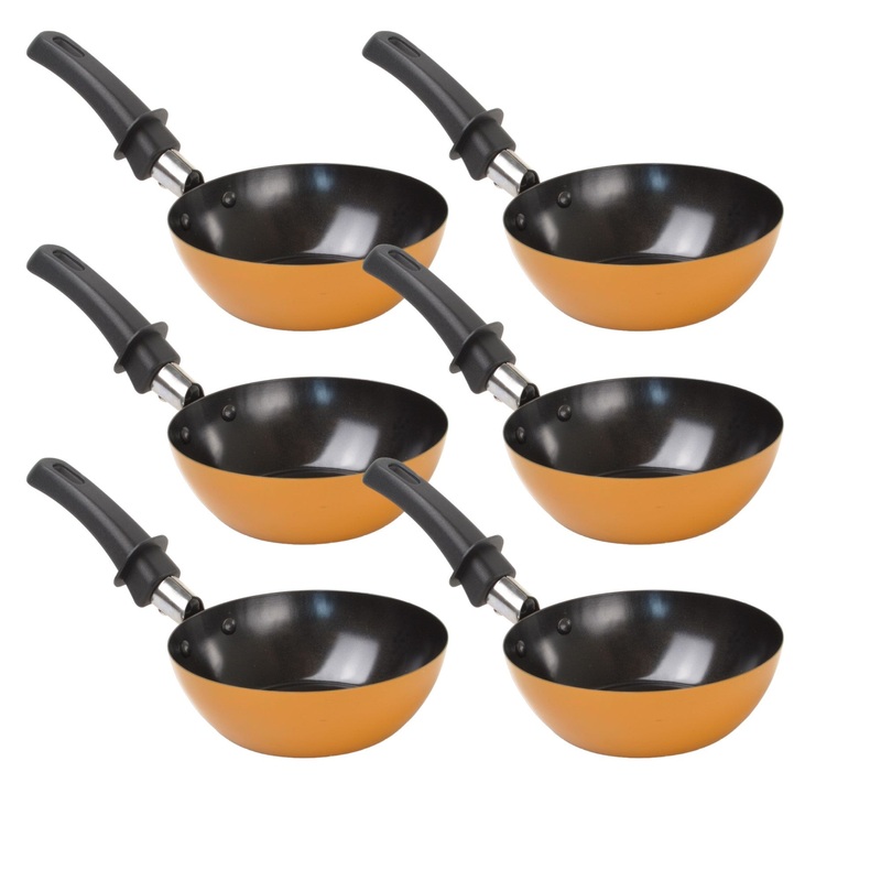 Domo Wok Pfnnchen 6er Set, orange
