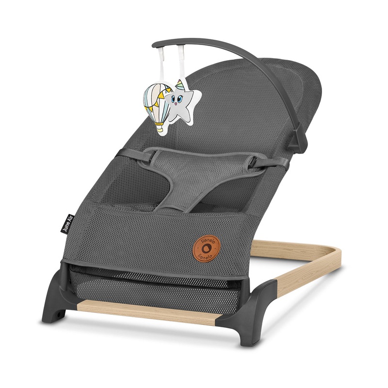 Lionelo Zubehr Haushalt Babywippe June Air Grey Graphite