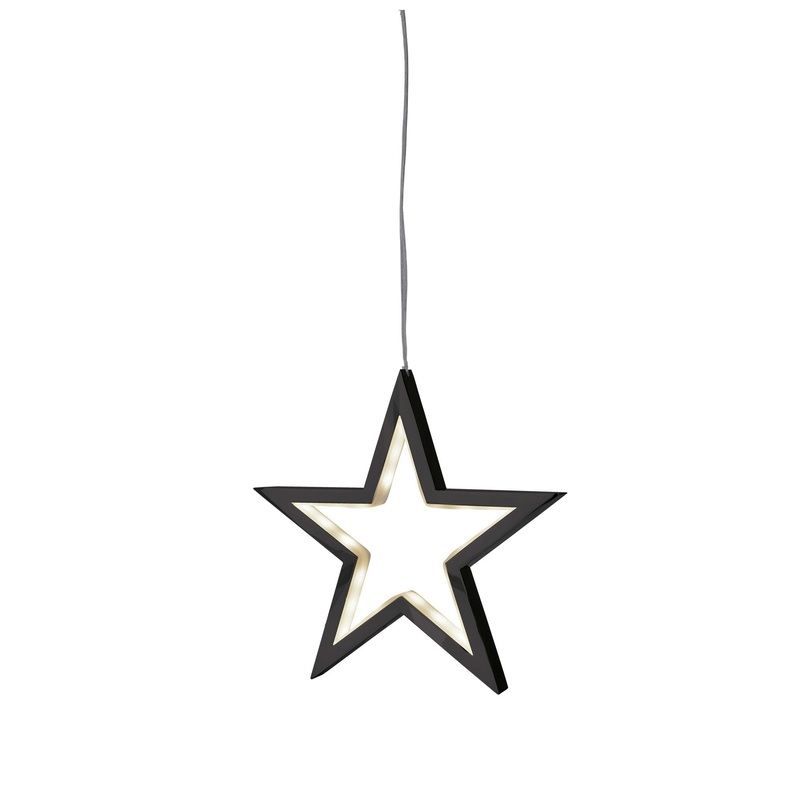 Sompex Weihnachtsbeleuchtung LUCY schwarz 18cm